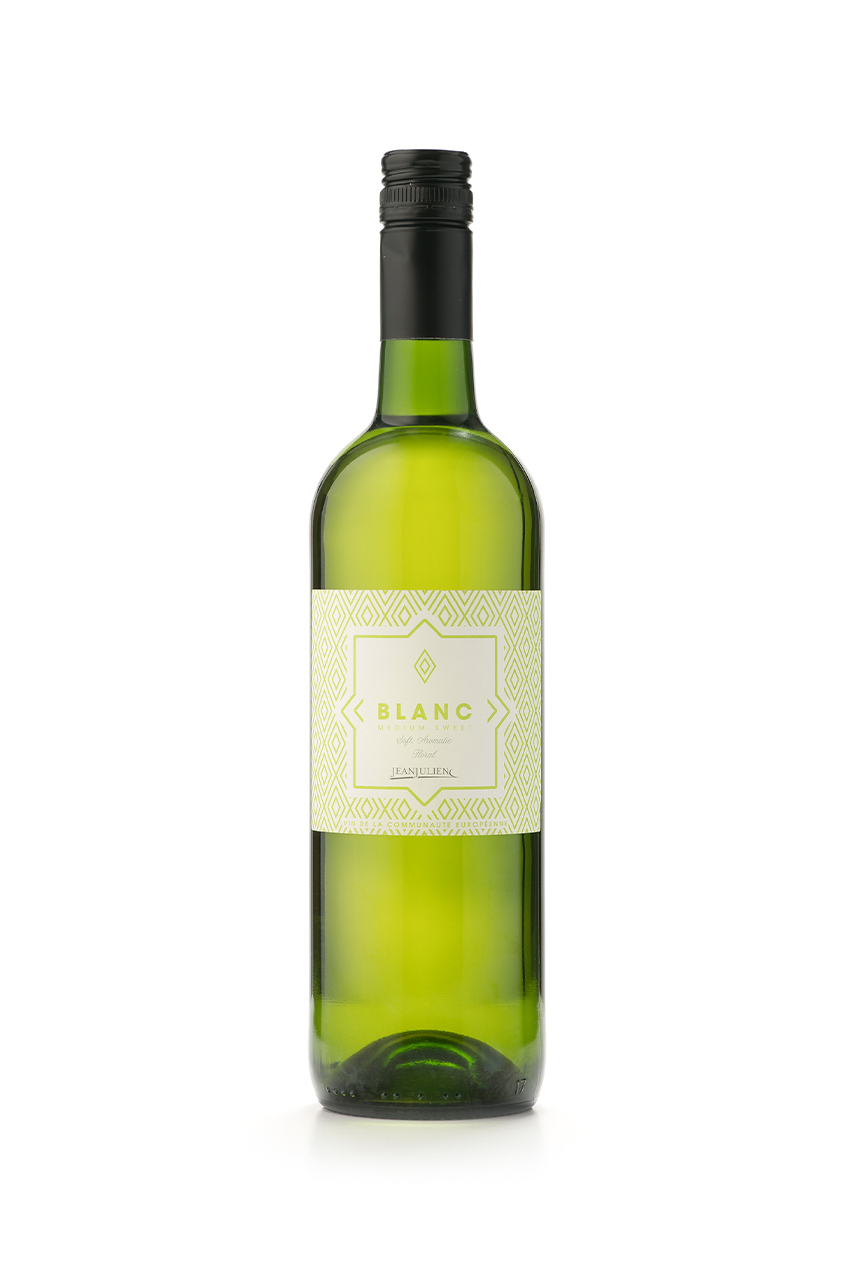 Вино Жан Жюльен, белое, полусладкое, 0.75л